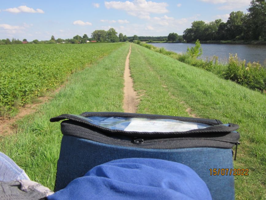 arduous Elbe Cycle Path