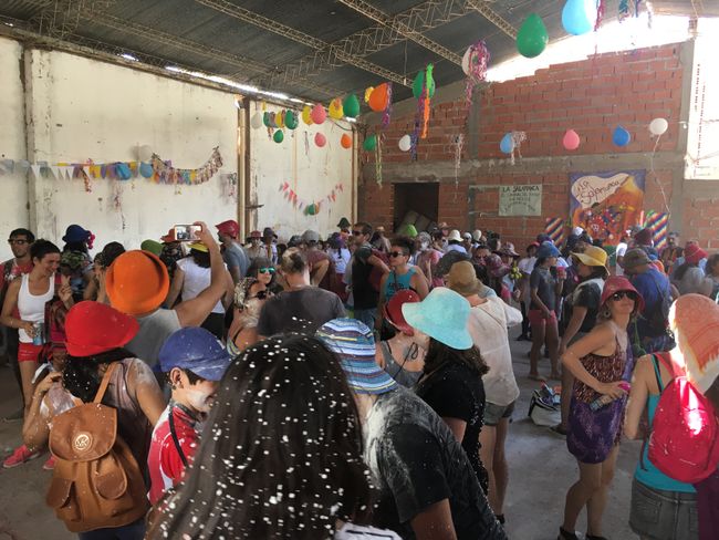 Karnevalsbeginn in Purmamarca
