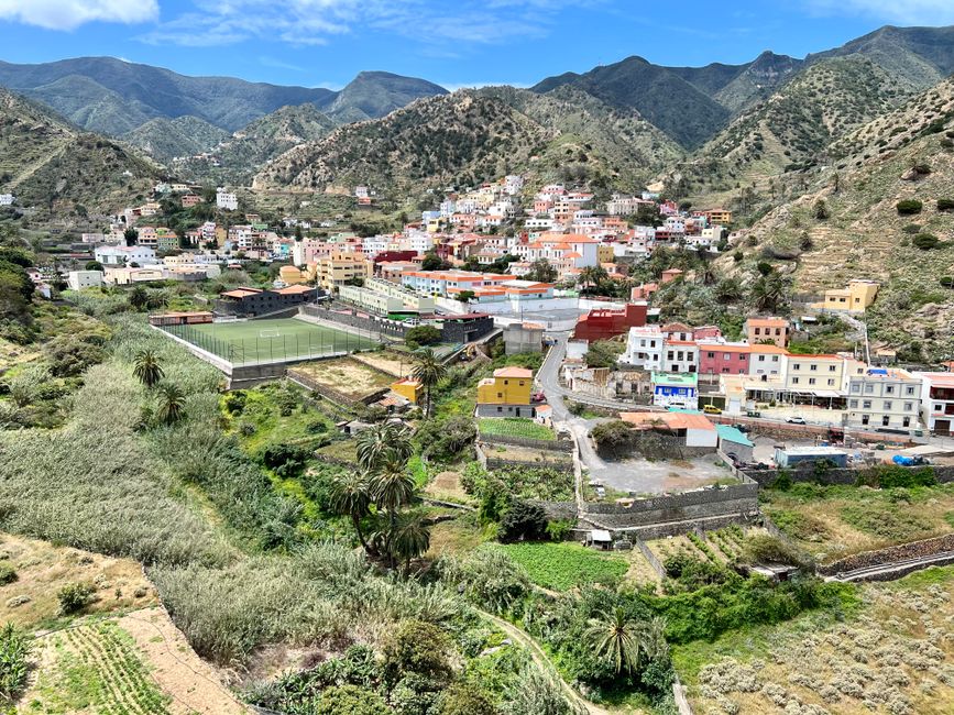 The 'beautiful village' of Vallehermoso