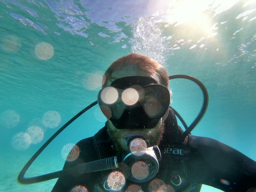 Selfie unter Wasser