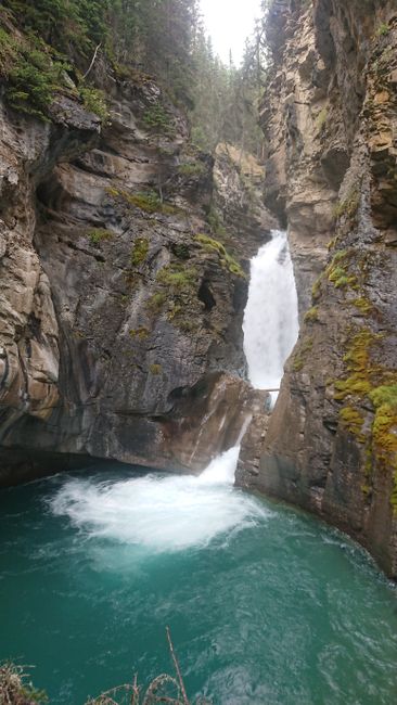 Lower Falls Johnston Canyon, Bow Valley 
