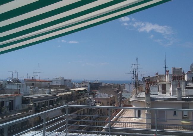 Der Blick von der Hostel-Terrasse! ❤️