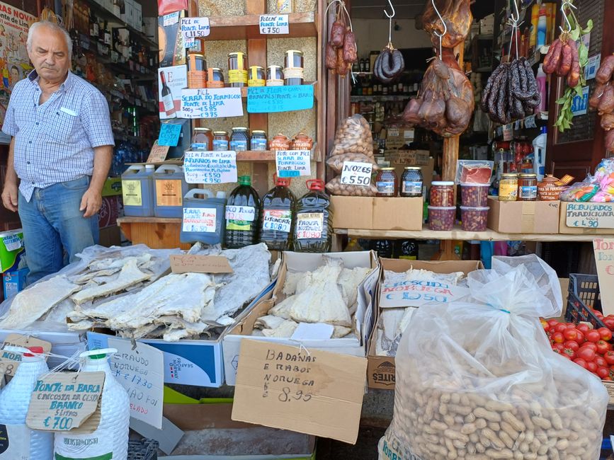 The dried fish and other delicacies