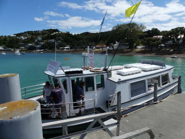 The ferry to Russell