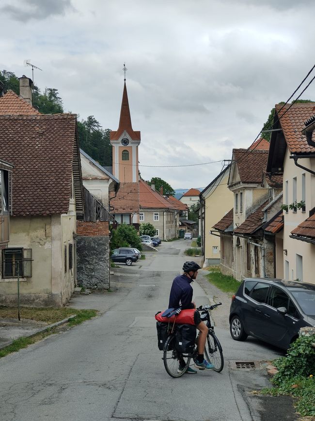 Ein Dorf in Slowenien 