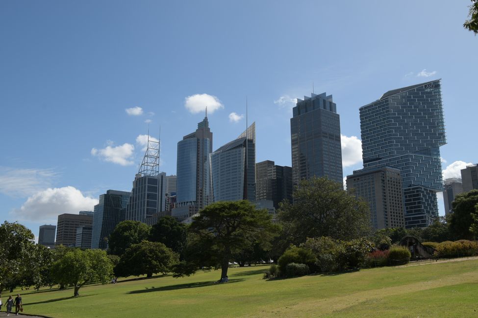 Sydney - Skyline from the Botanic Gardens