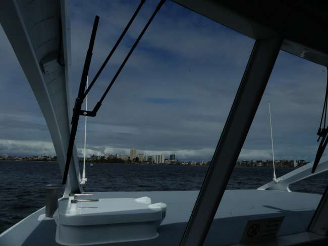 View from the ferry to South Perth