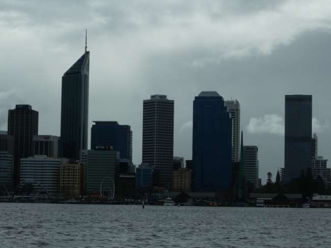 Skyline of Perth City