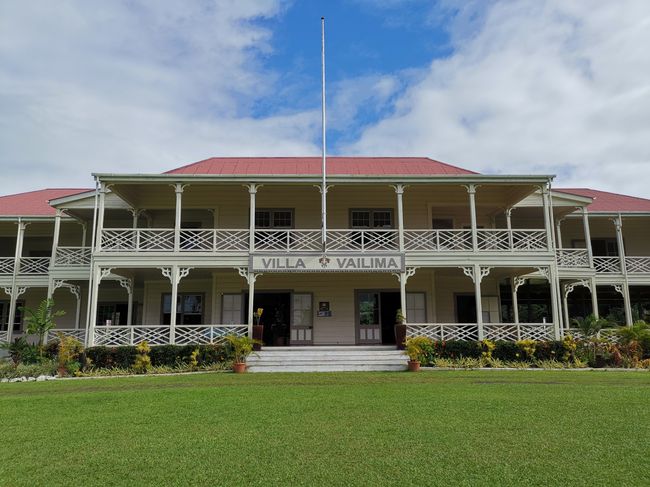 Der Schriftsteller Robert Stevenson hat Samoa zu seiner Wahlheimat auserkoren... 