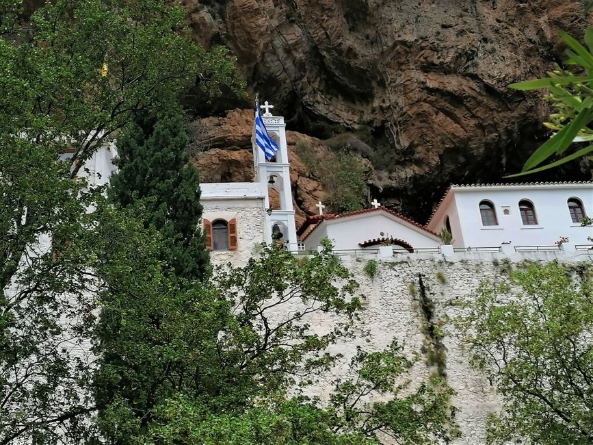 Leonidio with monastery