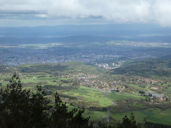 Blick auf Clermont-Ferrand