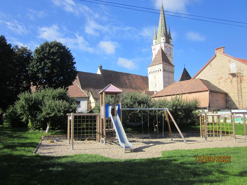 Kinderspielplatz in der Kirchenburg