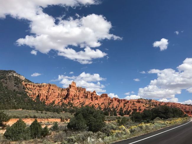 Fire in Bryce Canyon