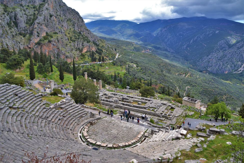 The sports stadium of Delphi, where the second most important sports competitions in Greece took place, after Olympia of course.