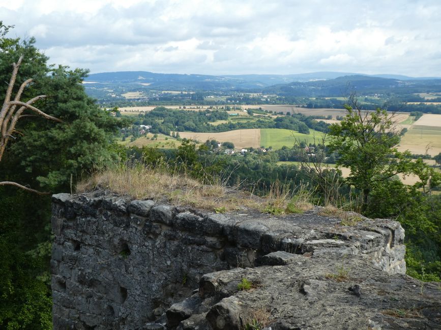 Ausblick von der Burg Waldstein