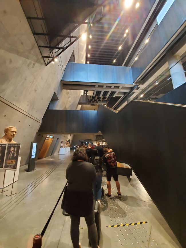 Third basement - this is where the exhibition is located