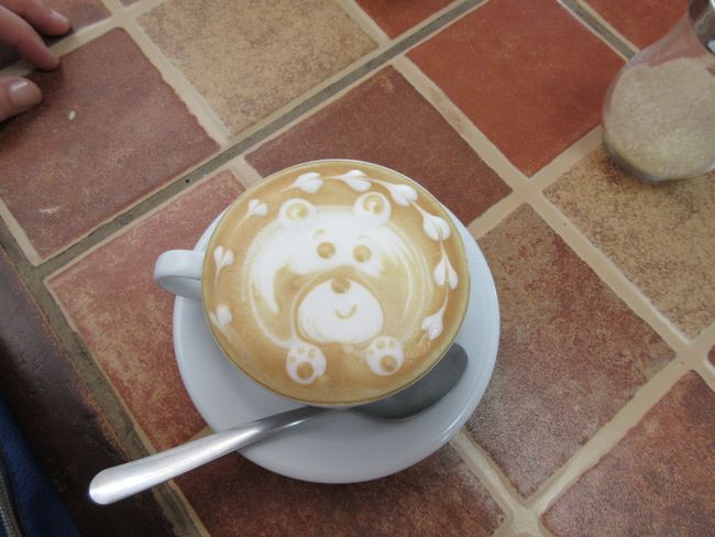 Cappuccino with little bears
