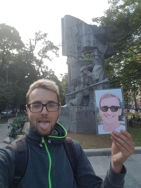 Of course, Benedikt was by my side during my tour of Hanoi.