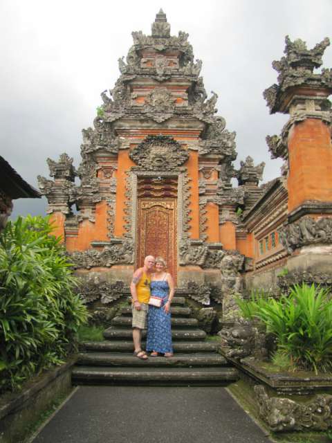 My family visiting Bali and the Gilis