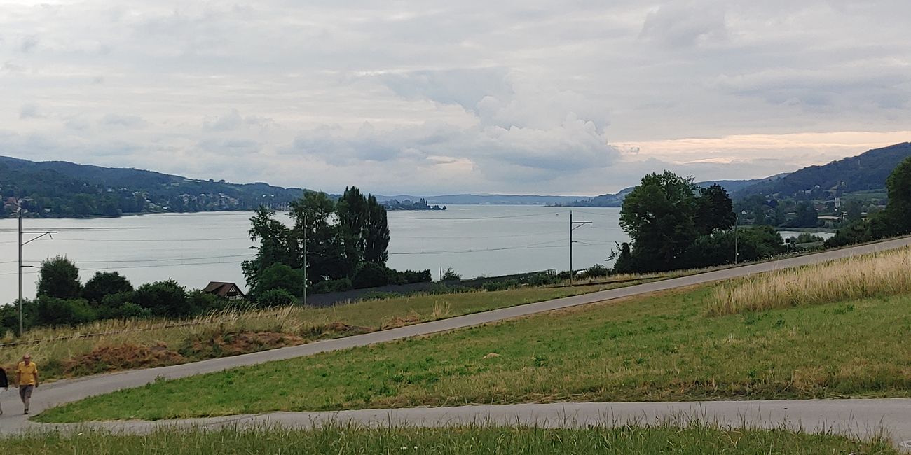 Der erste Blick auf den Bodensee