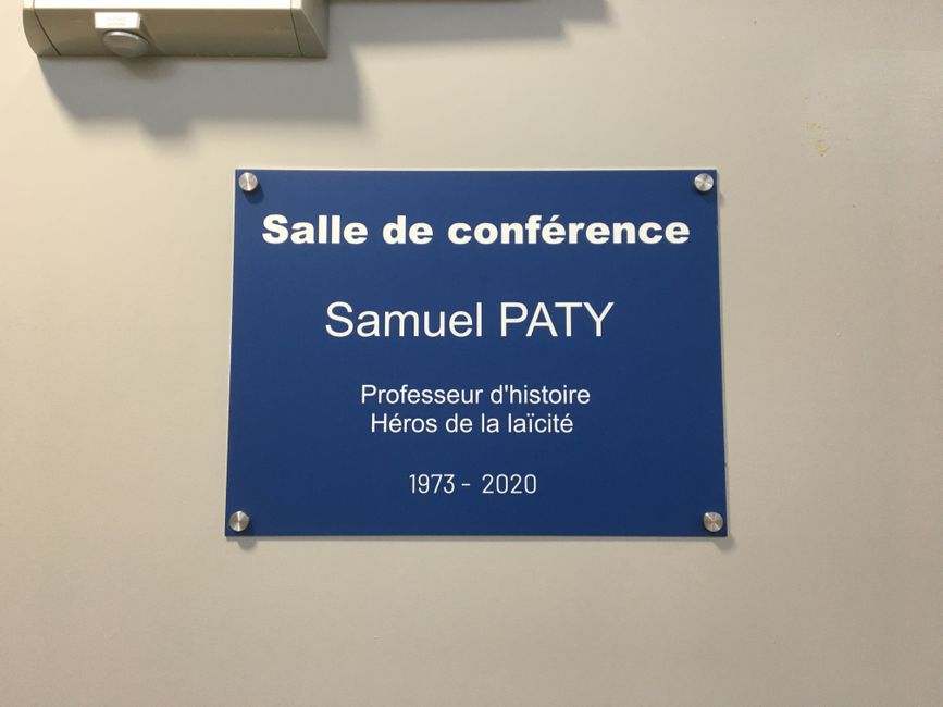 The high school renamed the conference room