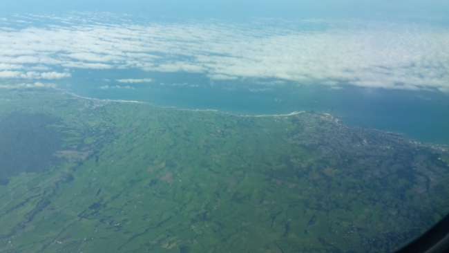View from the plane (southern North Island)