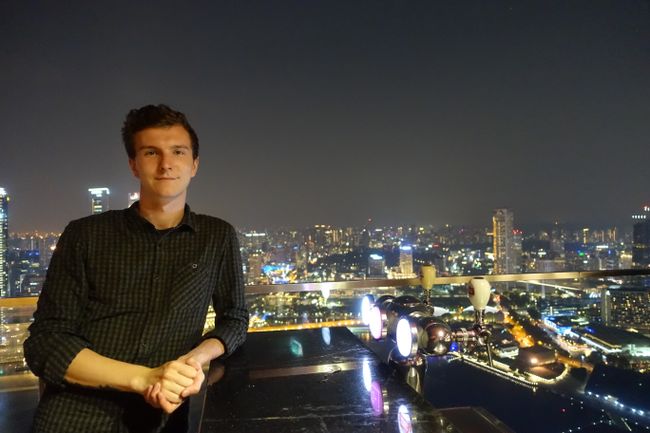 Florian & der Ausblick auf Singapur