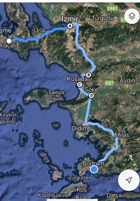 5th Stage: Selcuk-Bodrum