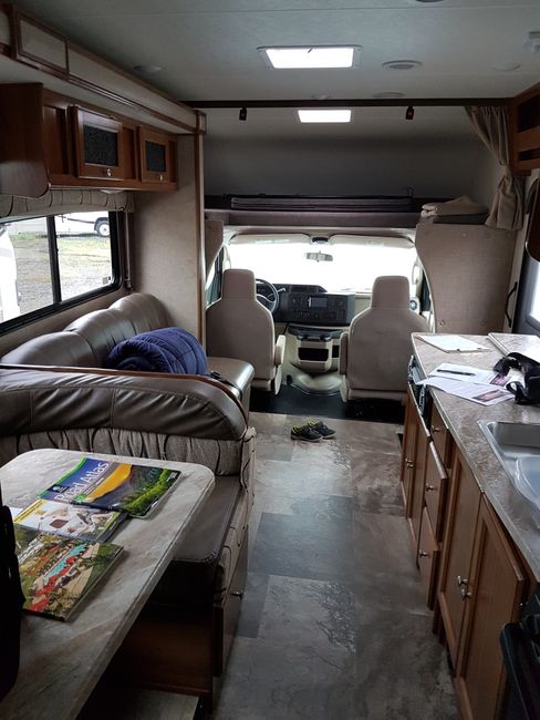 Our camper from the inside