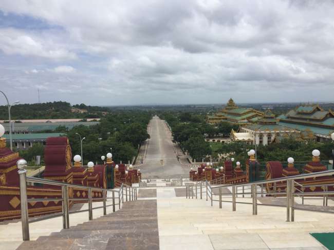Visit to one of the most peculiar capitals in the world, the planned city of Naypyidaw, with its echoing emptiness, a 20-lane highway, and other peculiarities.