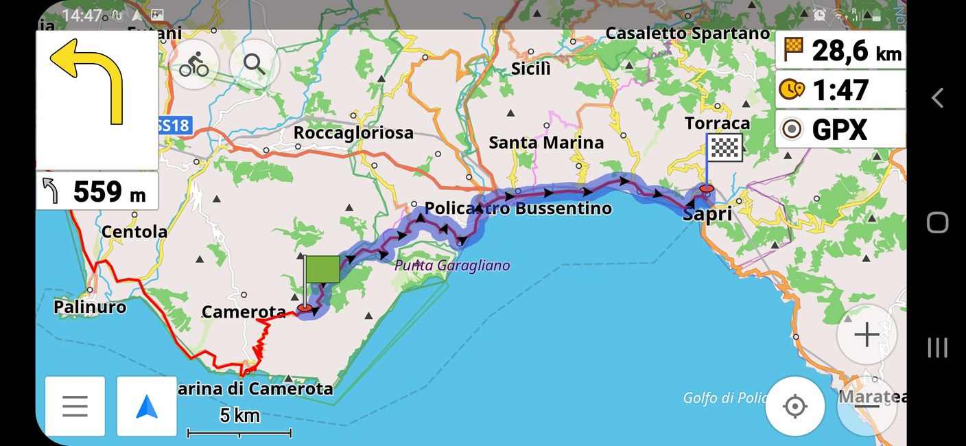By bike through southern Italy to Sicily