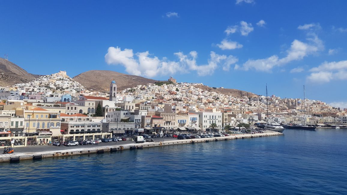 View of Ermoupoli and Ano Syros