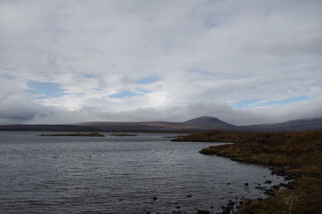 Iceland's biggest lake Þingvallavatn 