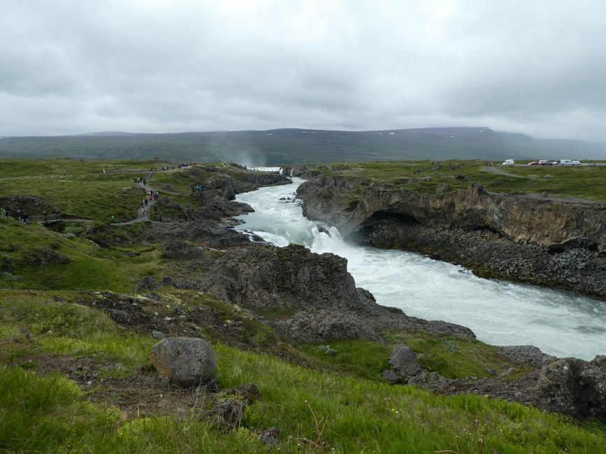 Akureyri, Iceland: Waterfall of the Gods and Midge Lake (with the AIDAaura to Greenland and Iceland 5)