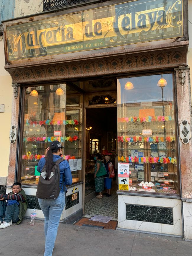 Erstes Süßigkeiten-Geschäft in Mexiko