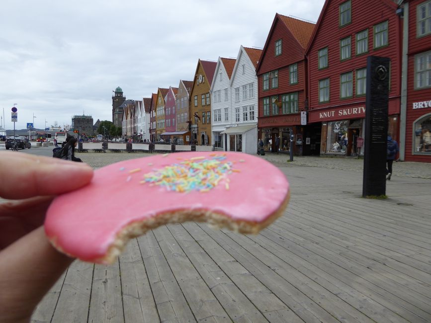 Päuschen mit Keks in Bryggen