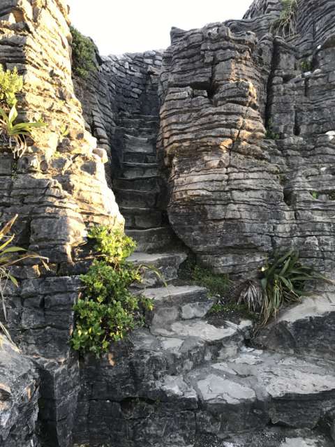 Unser Weg zur Sonne - Greymouth, Hokitika Gorge und die Pancake Rocks Blowholes