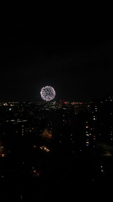 Fireworks over Montreal