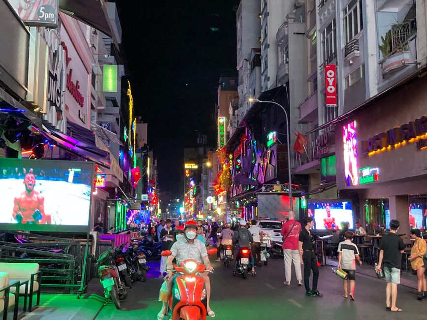 Bui Vien Straße - die Partymeile von Saigon 