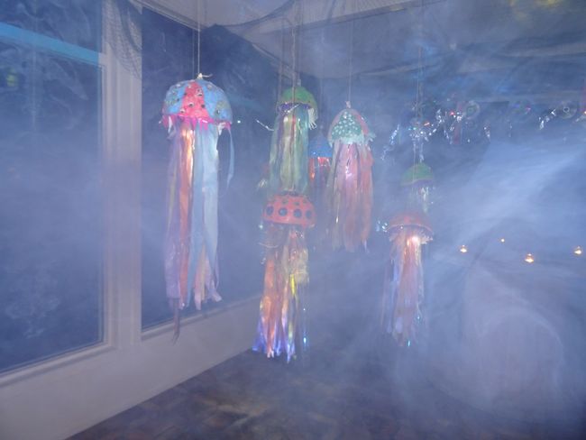 Ok, jellyfish and fog machine are just perfect for photos: 