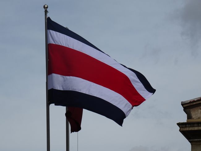 Fahne von Costa Rica