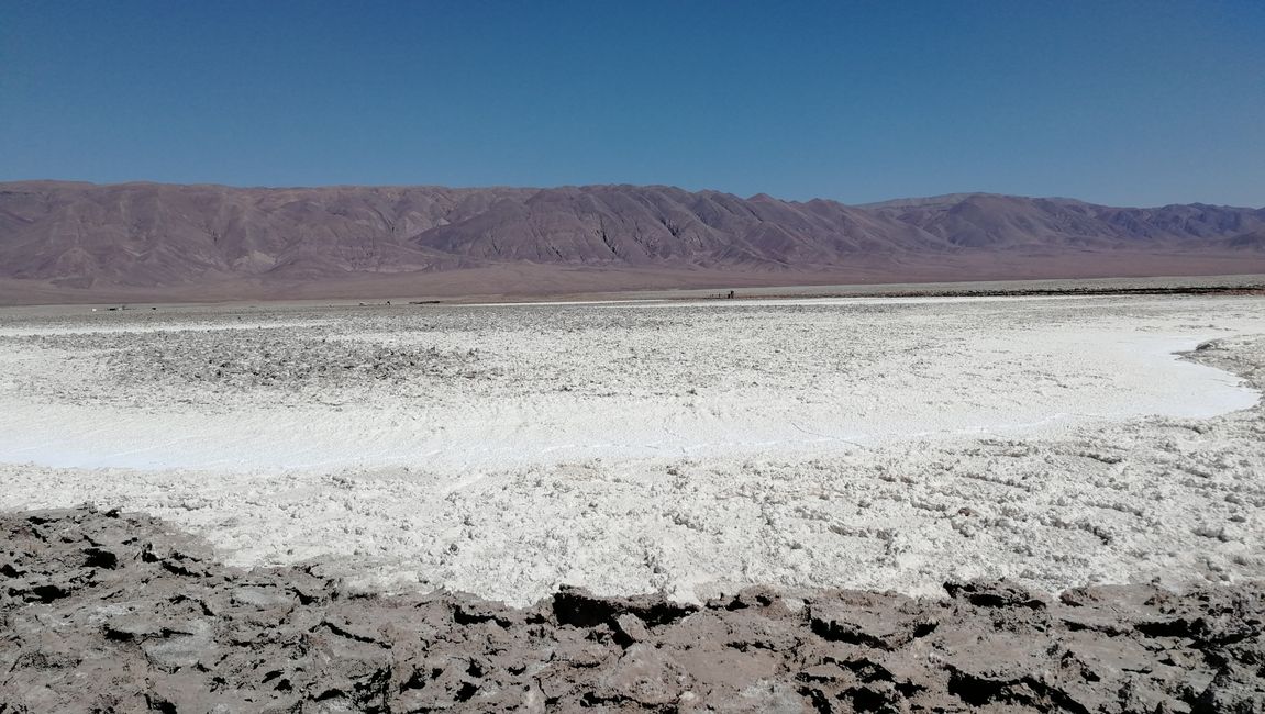 Baltinache-strandmeer en Vallei van die Maan - San Pedro de Atacama - Chili