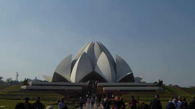 The Lotus Temple in Delhi