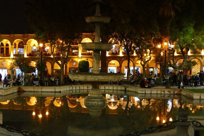 Arequipa bei Nacht