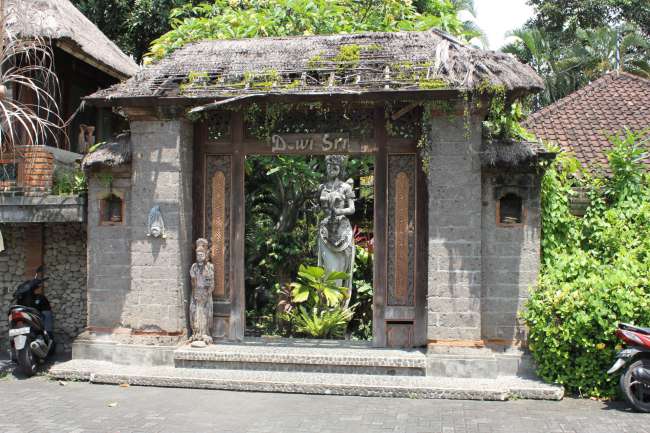 Entrance to one of the temple complexes in Ubud