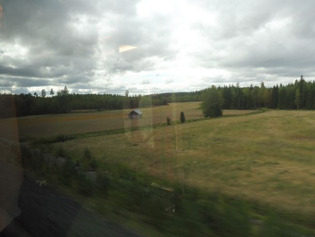 Finnland aus dem Zug