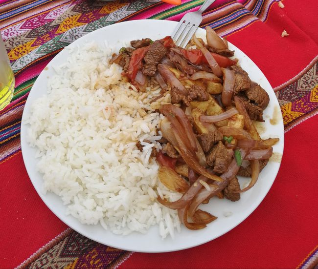 Lomo Saltado is a typical peruvian dish and really delicious 