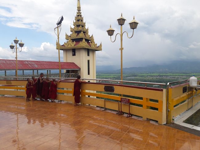 Monk's on Top of Mandalay Hill 