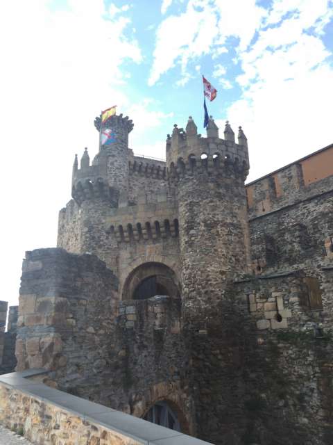 Templar Castle in Ponferrada