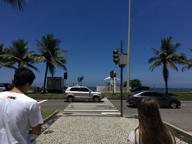 The traffic light that triples the time to the beach